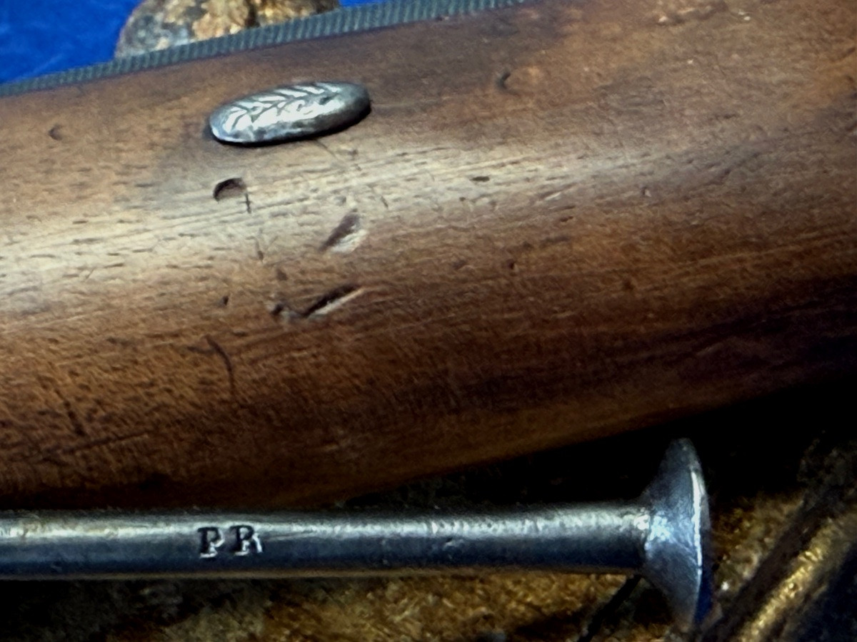 PISTOLET  A PERCUSSION    POUDRE NOIRE  MANUFACTURE DE SAINT ÉTIENNE   19 ÈME -photo-7