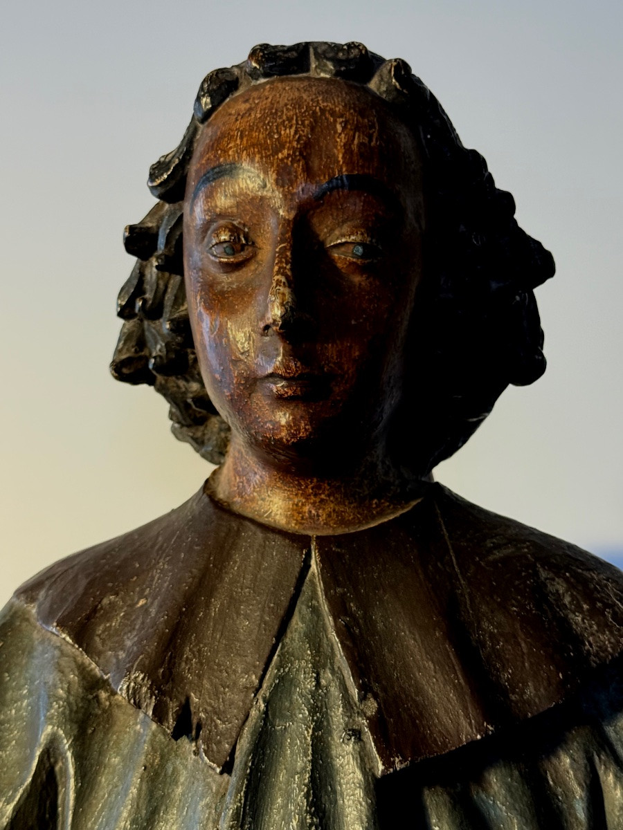 Marine Figure Of Mizzen Mast Sculpture Of The XVI Th Century-photo-7