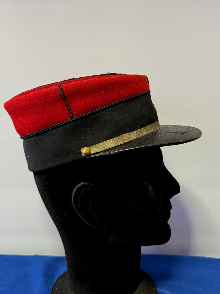 Képi Foulard Modèle 1884 Du 19 ème Régiment d'Infanterie De Ligne W W 1-photo-2