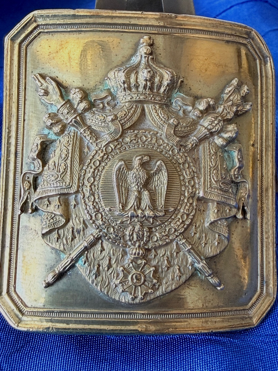 Belt Plate For A Non-commissioned Officer Of The Cent Gardes Squadron Model 1854 Napoleon III-photo-2