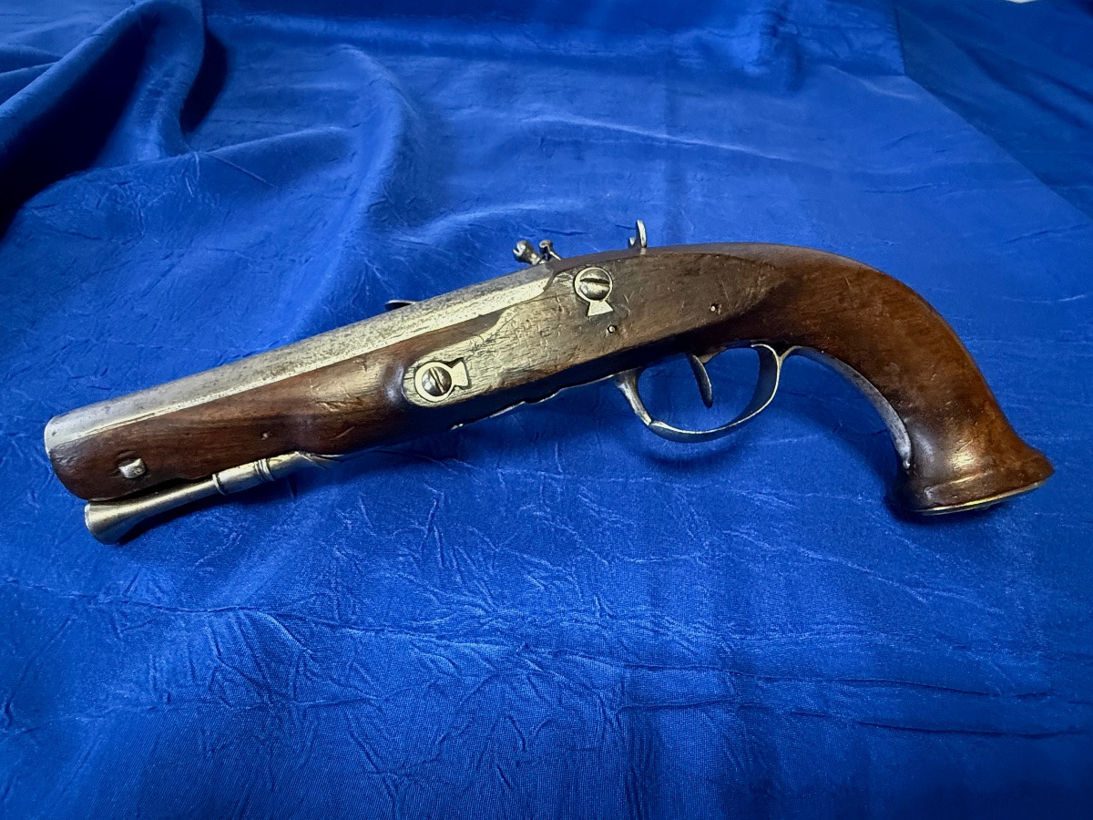PISTOLET A SILEX   18 ÈME -photo-2