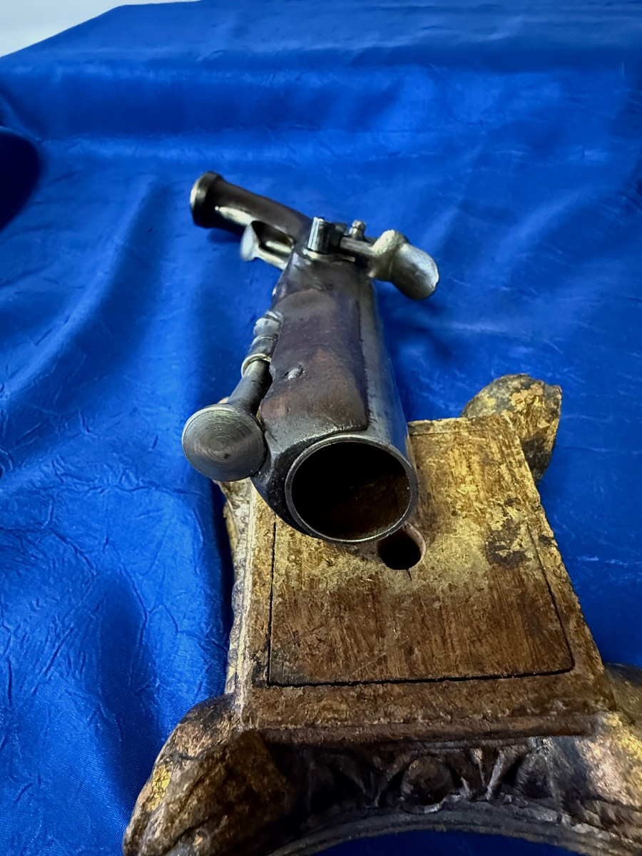 PISTOLET A SILEX   18 ÈME -photo-4