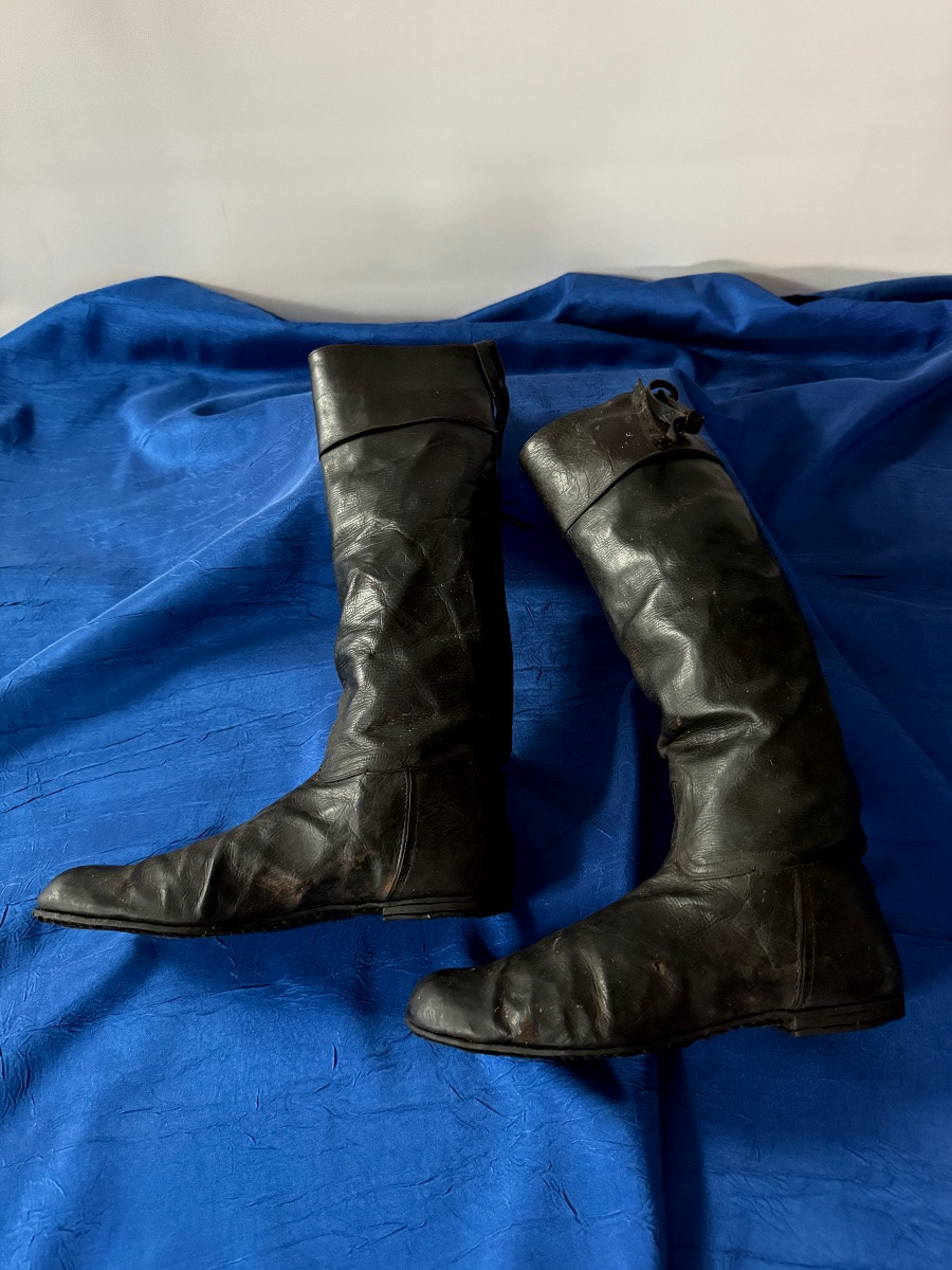 1 St Empire 19 Th Century Officer's Boots-photo-2