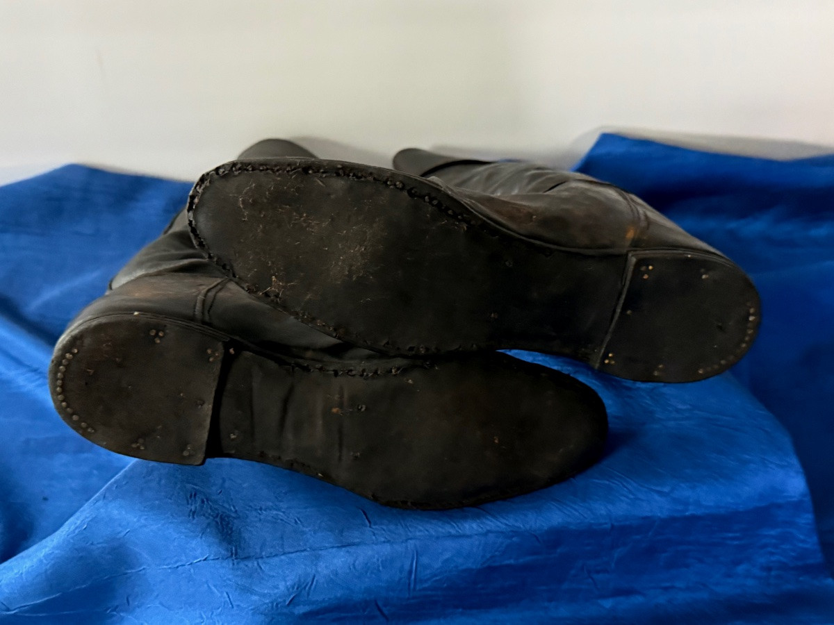 1 St Empire 19 Th Century Officer's Boots-photo-3