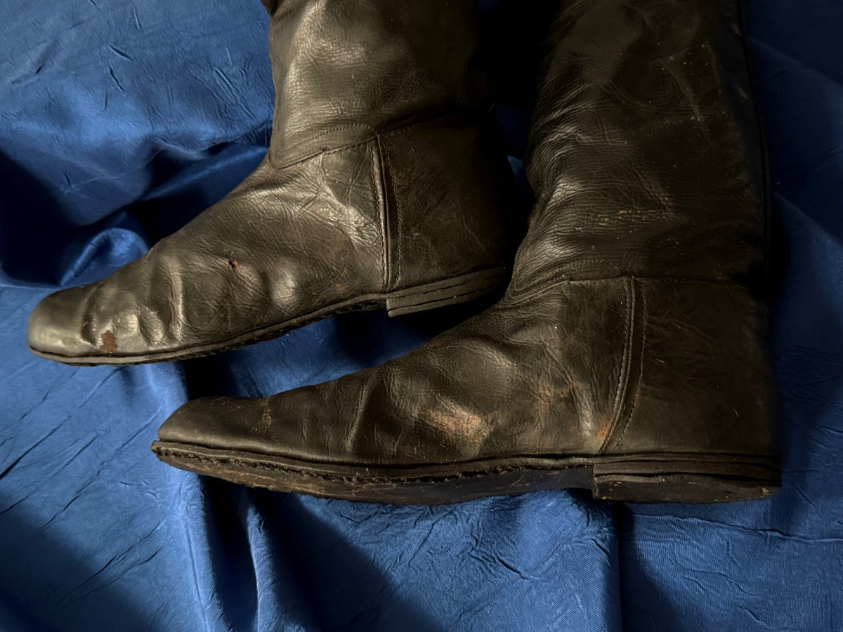 1 St Empire 19 Th Century Officer's Boots-photo-8