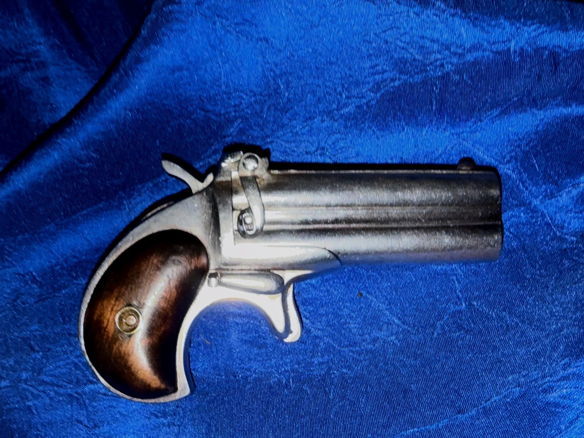 Rémington Double Deringer Pistol Caliber 41 Rf.  19th-photo-2