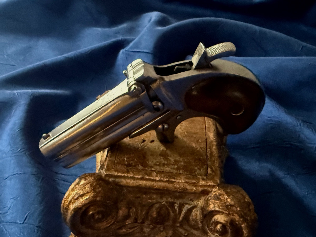 Rémington Double Deringer Pistol Caliber 41 Rf.  19th-photo-1