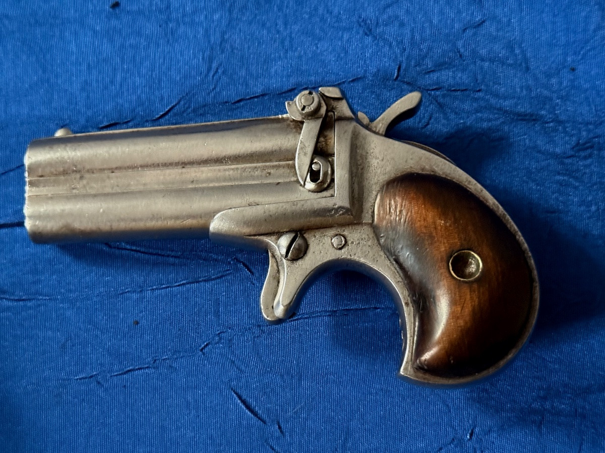 Rémington Double Deringer Pistol Caliber 41 Rf.  19th-photo-6
