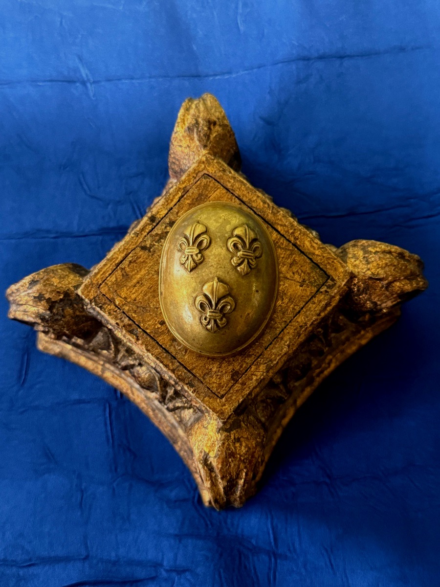 CALOTTE  DE  PISTOLET  DE  GARDE  DU  CORPS  DU ROI SECONDE   RESTAURATION   1816 / 1830 19ÈME -photo-3