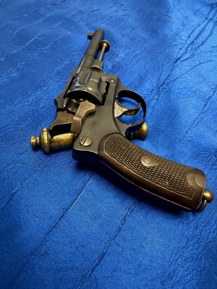 RÉVOLVER  MODÈLE  1887  CIVIL  DE  LA  MANUFACTURE  D'ARMES  DE  SAINT- ÉTIENNE  19 ÈME -photo-3