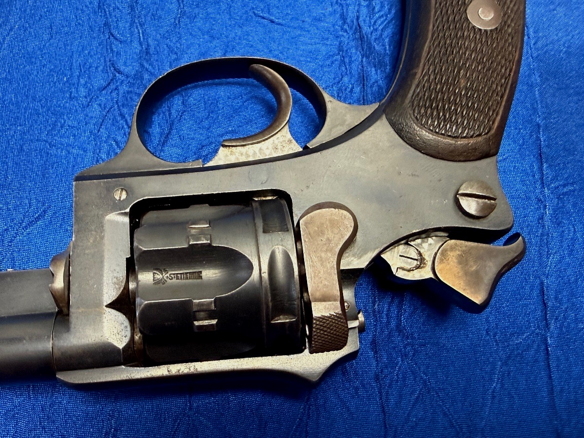RÉVOLVER  MODÈLE  1887  CIVIL  DE  LA  MANUFACTURE  D'ARMES  DE  SAINT- ÉTIENNE  19 ÈME -photo-4