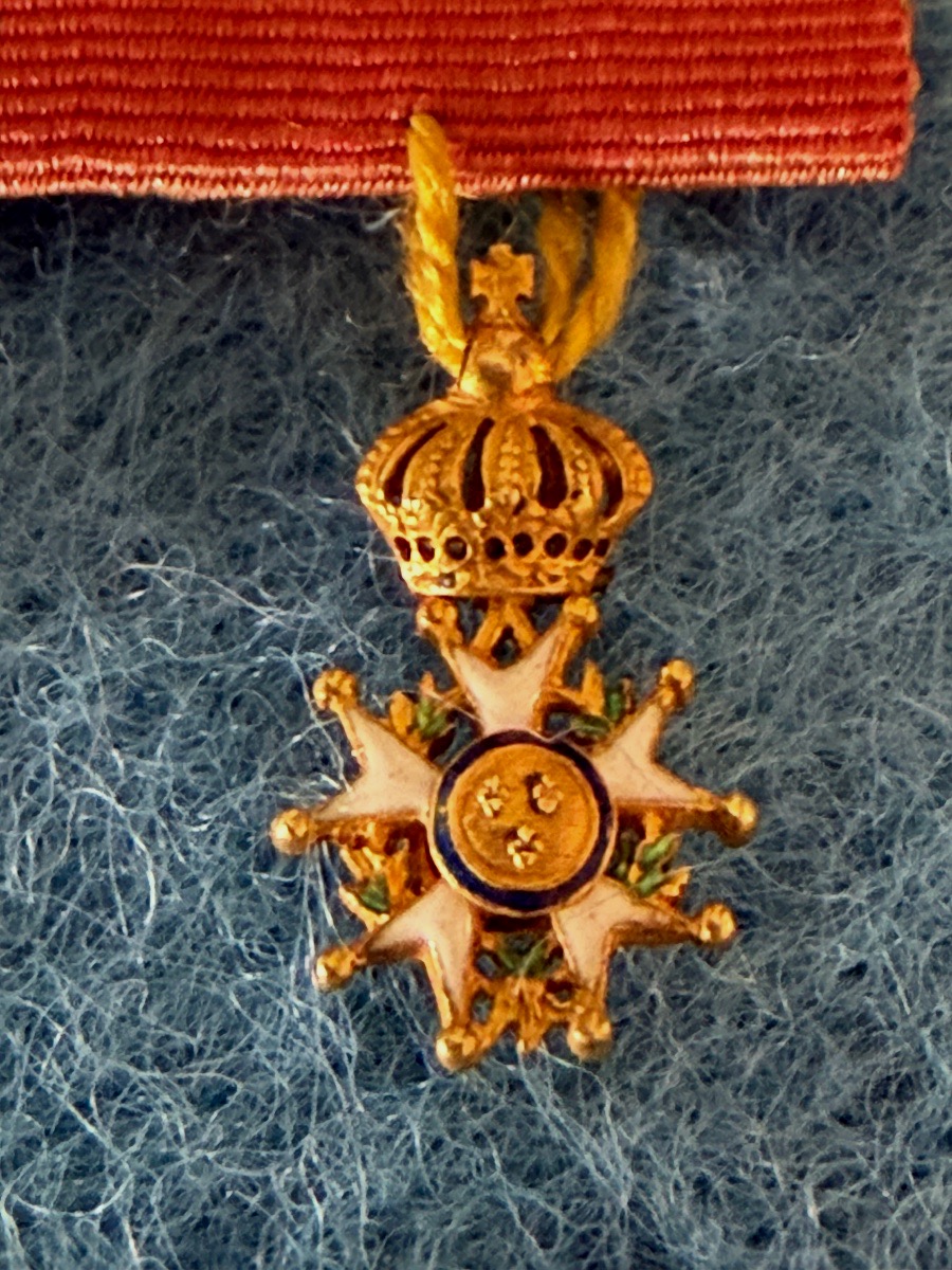 CROIX DE CHEVALIER ORDRE DE LA COURONNE DE FER  ET ÉTOILE  CHEVALIER  DE LA LÉGION D'HONNEUR  -photo-1