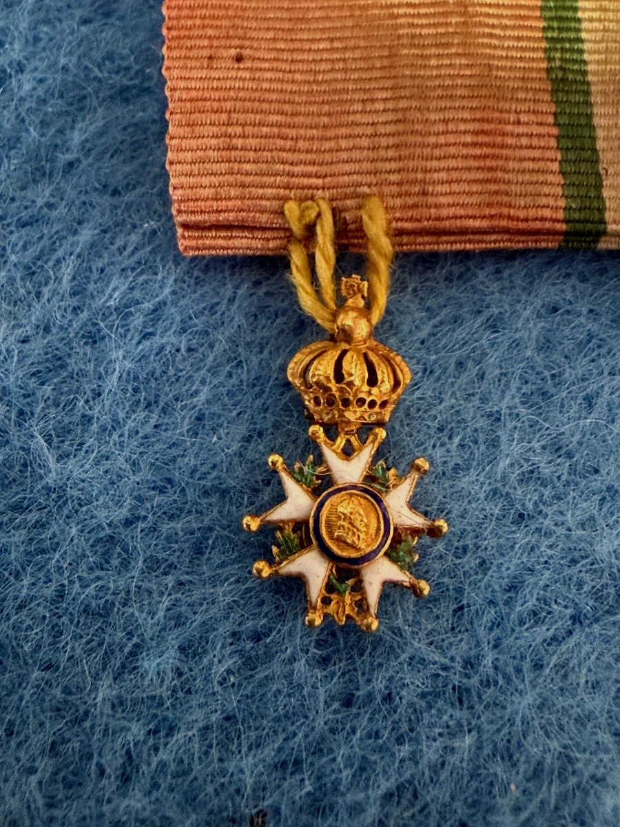 CROIX DE CHEVALIER ORDRE DE LA COURONNE DE FER  ET ÉTOILE  CHEVALIER  DE LA LÉGION D'HONNEUR  -photo-2