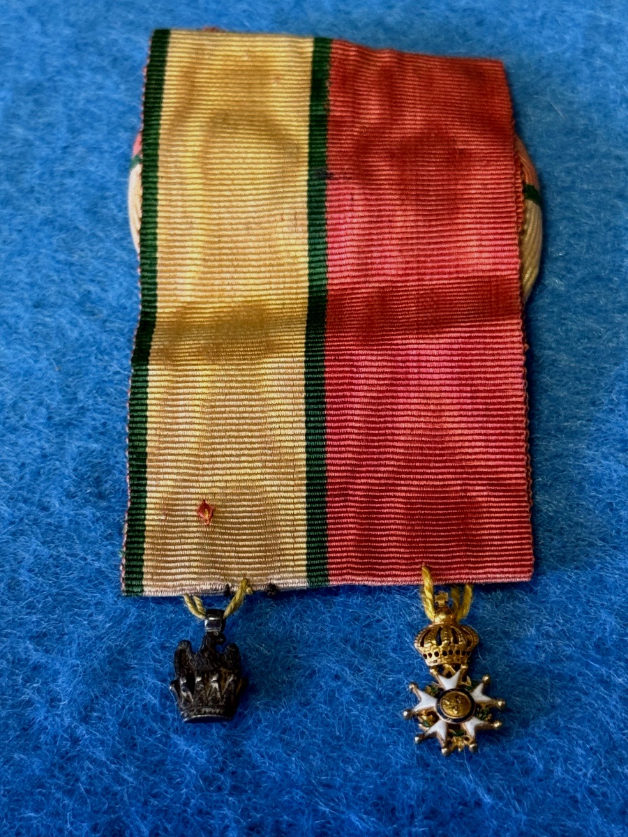 CROIX DE CHEVALIER ORDRE DE LA COURONNE DE FER  ET ÉTOILE  CHEVALIER  DE LA LÉGION D'HONNEUR  -photo-5