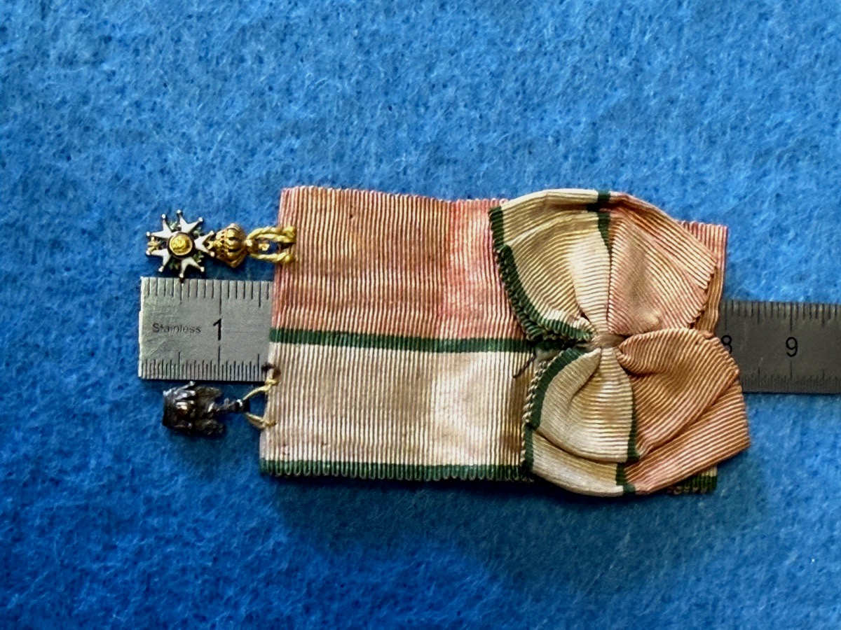CROIX DE CHEVALIER ORDRE DE LA COURONNE DE FER  ET ÉTOILE  CHEVALIER  DE LA LÉGION D'HONNEUR  -photo-7