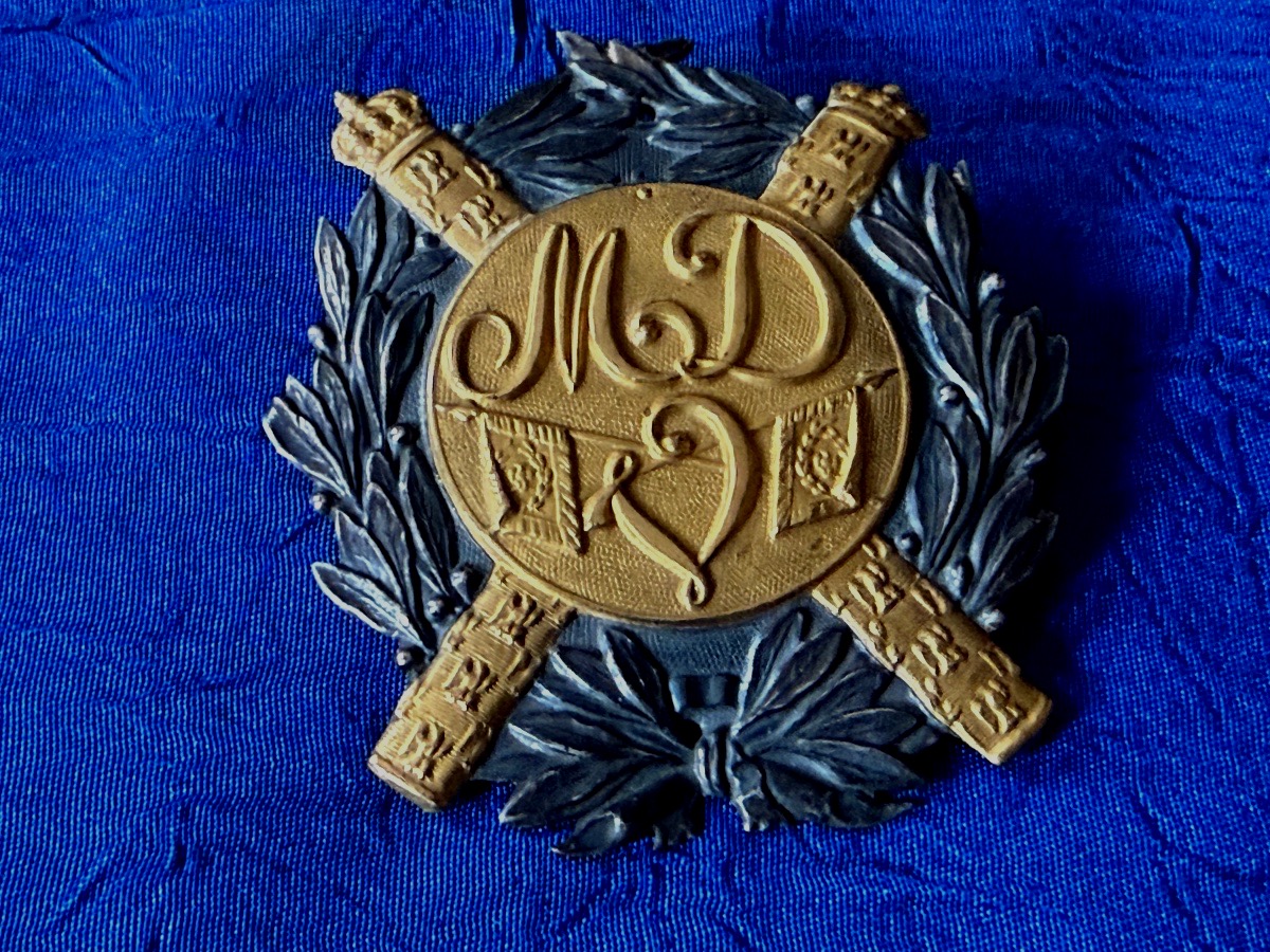 ORNEMENT  DE POITRAIL  DE GRAND MARÉCHAL  DU PALAIS  DE L'EMPEREUR  DUROC  MICHEL   1804 -1814 -photo-2