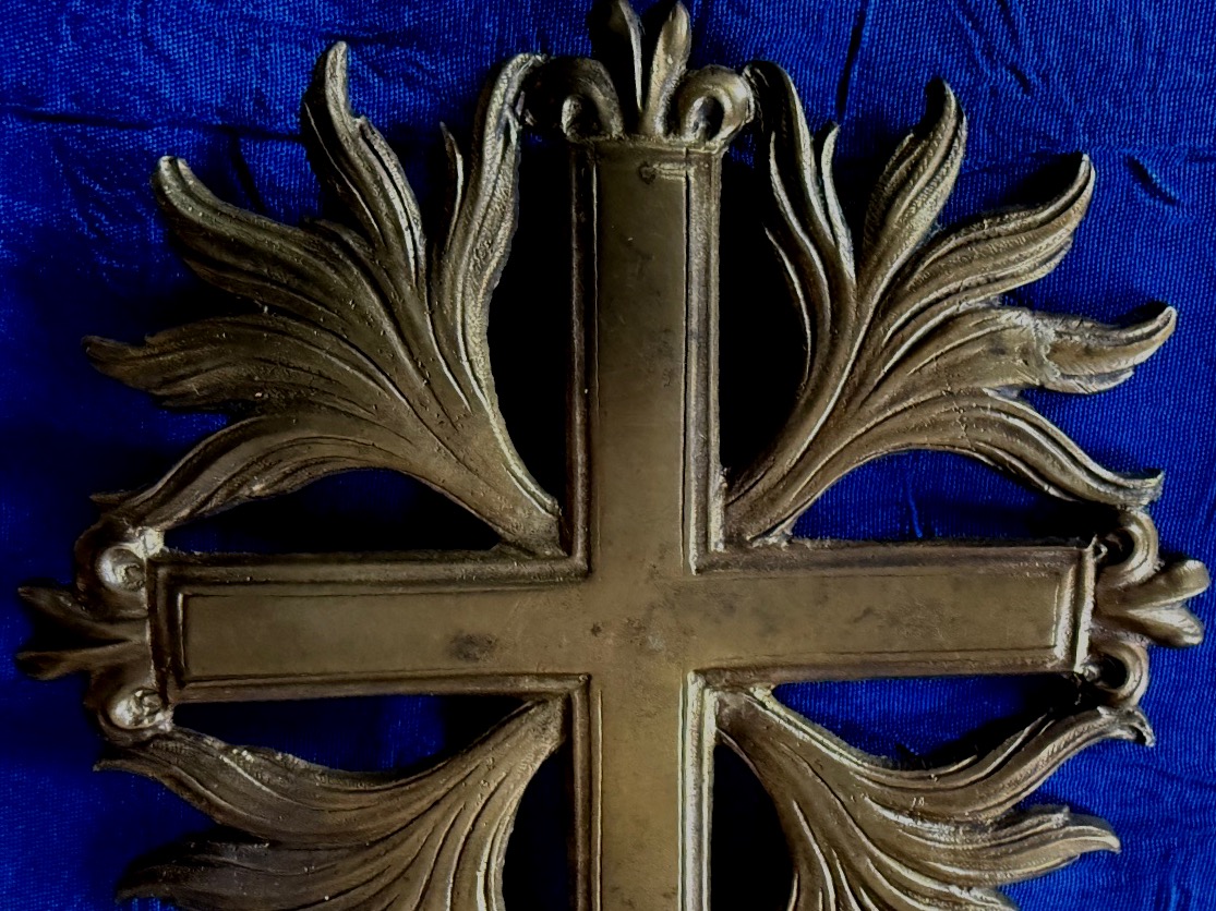 ORNEMENT DE SHABRAQUE  CROIX DES MOUSQUETAIRES  DE LA 2ÈME  COMPAGNIE DE LA MAISON DU ROI  18 È-photo-3