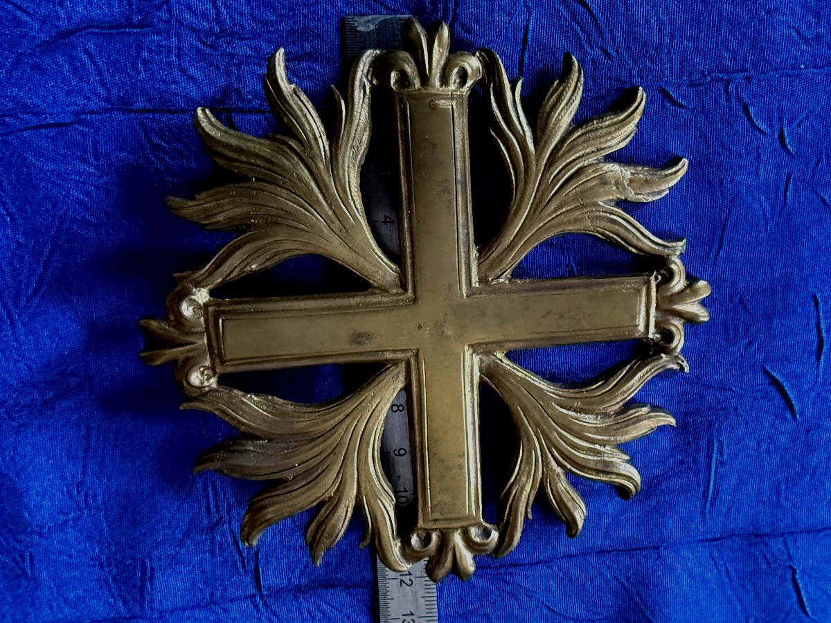 ORNEMENT DE SHABRAQUE  CROIX DES MOUSQUETAIRES  DE LA 2ÈME  COMPAGNIE DE LA MAISON DU ROI  18 È-photo-4
