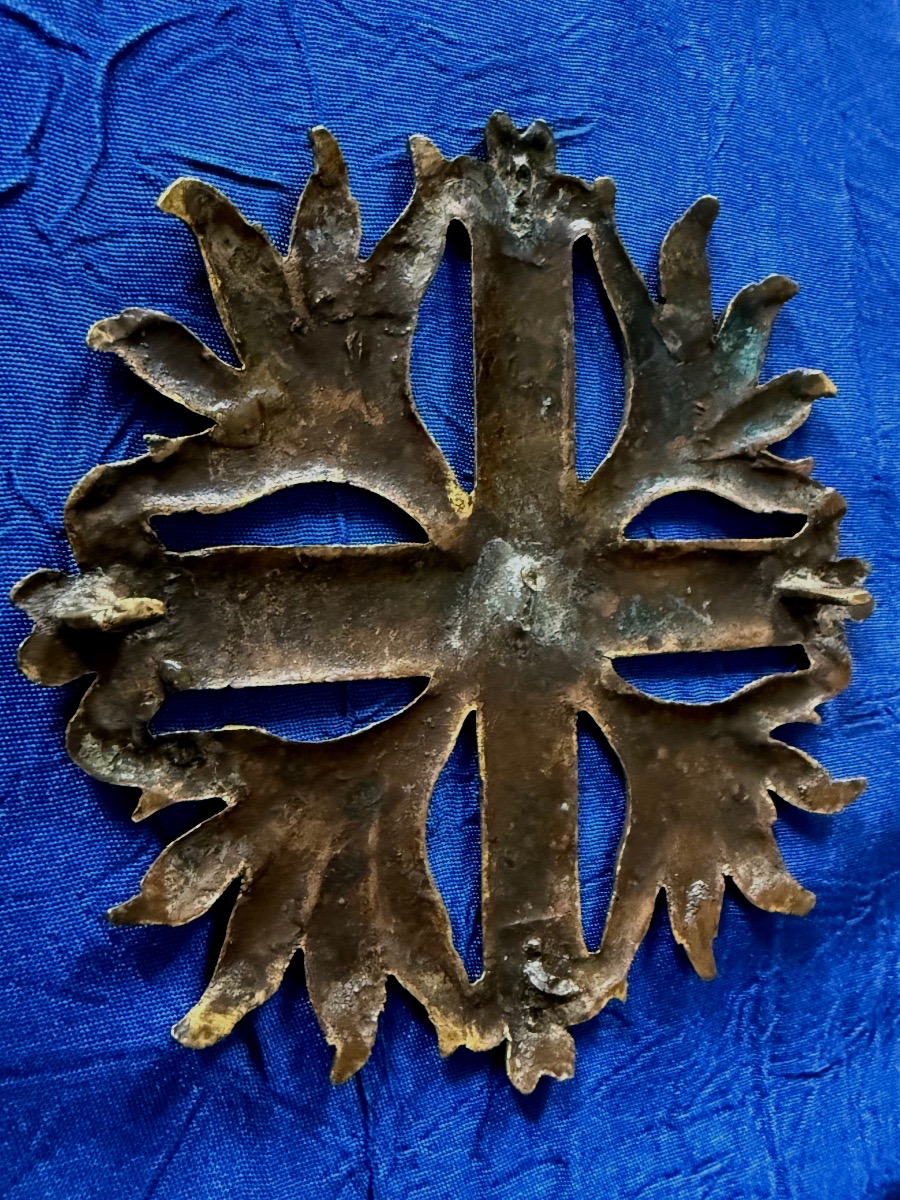 ORNEMENT DE SHABRAQUE  CROIX DES MOUSQUETAIRES  DE LA 2ÈME  COMPAGNIE DE LA MAISON DU ROI  18 È-photo-5