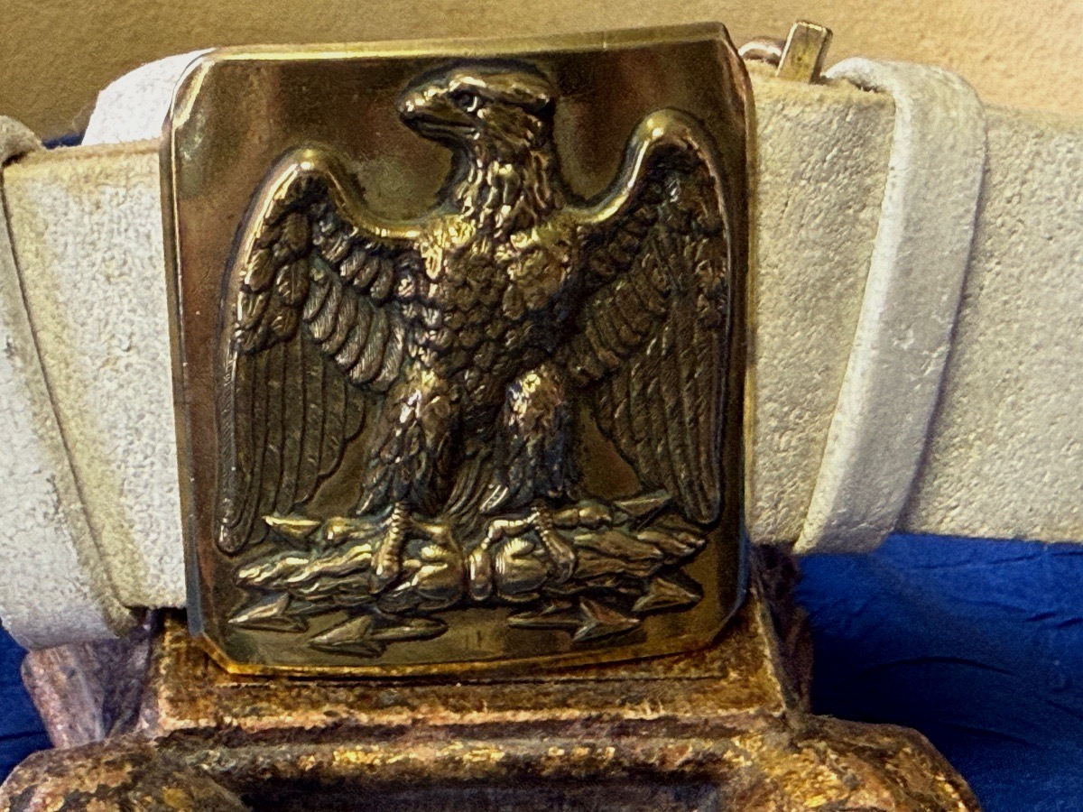  CEINTURON  DE LA GARDE NATIONALE  MODÈLE  1850 PRÉSIDENCE DE LOUIS NAPOLÉON  19 ÈME -photo-2