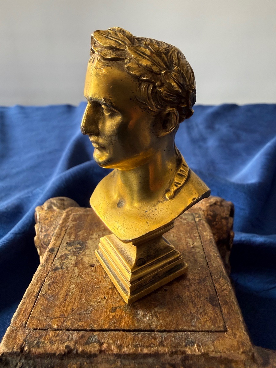 Seal / Stamp: Bust Of Napoleon By François Charles De Franoz, Empire, 19th Century -photo-2