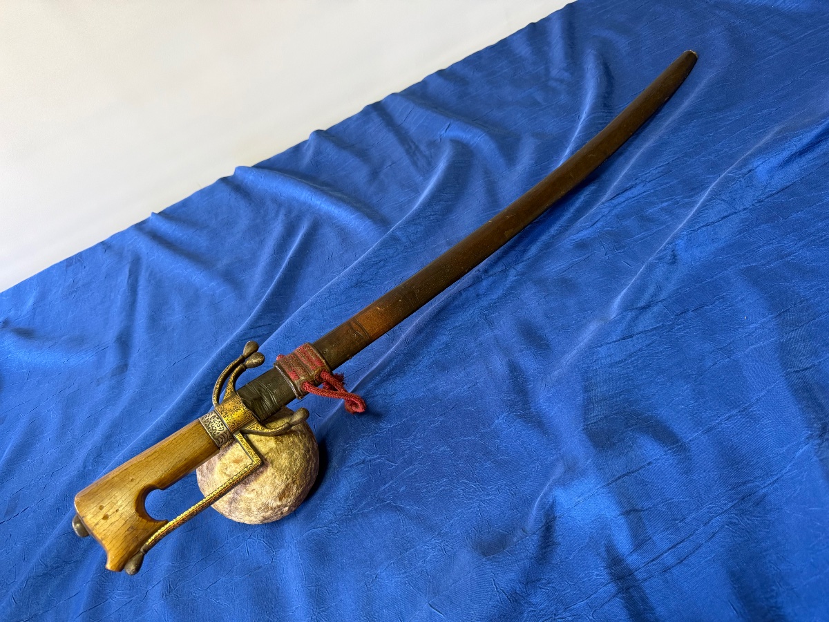 Nimcha Sword  With Rhino Horn Handle  Maghreb   18th Century -photo-2