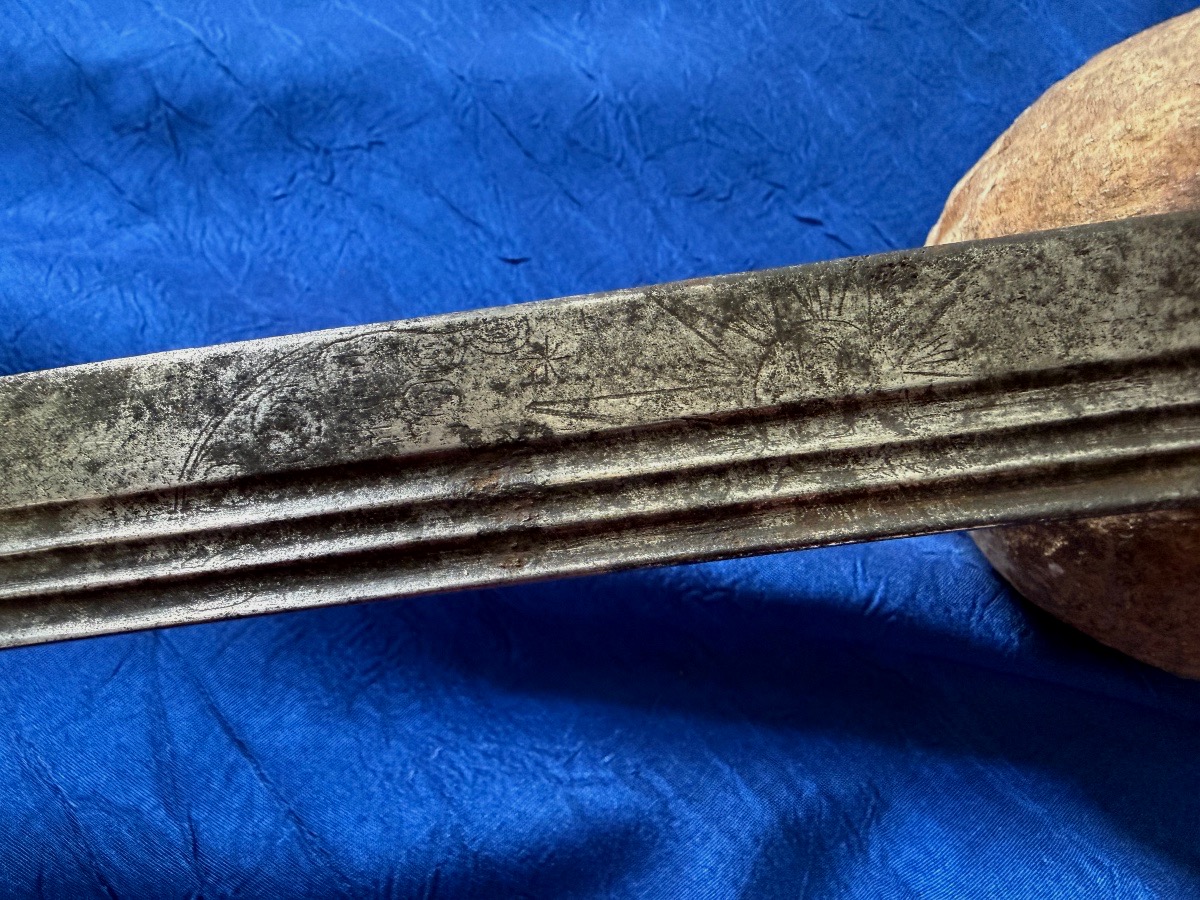 Nimcha Sword  With Rhino Horn Handle  Maghreb   18th Century -photo-4