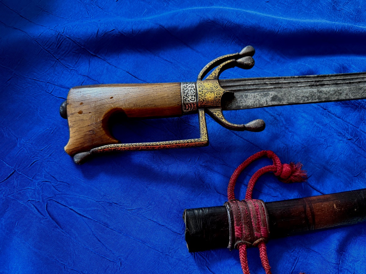 Nimcha Sword  With Rhino Horn Handle  Maghreb   18th Century -photo-6