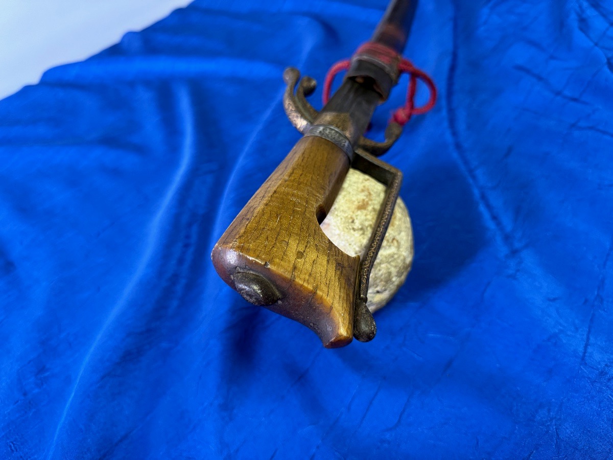Nimcha Sword  With Rhino Horn Handle  Maghreb   18th Century -photo-8