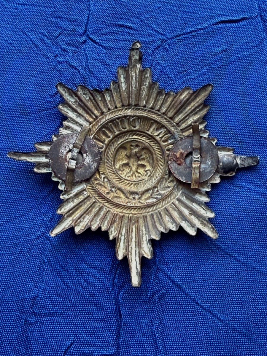 ÉTOILE   DE  CASQUE  DE  LA GARDE  IMPÉRIALE  PRUSSIENNE  W W 1 -photo-4