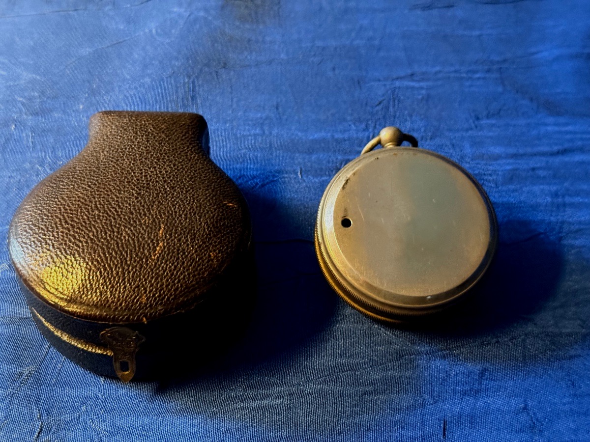  Pocket Barometer-altimeter  L Z  Paris  1889 19th  (military) -photo-4