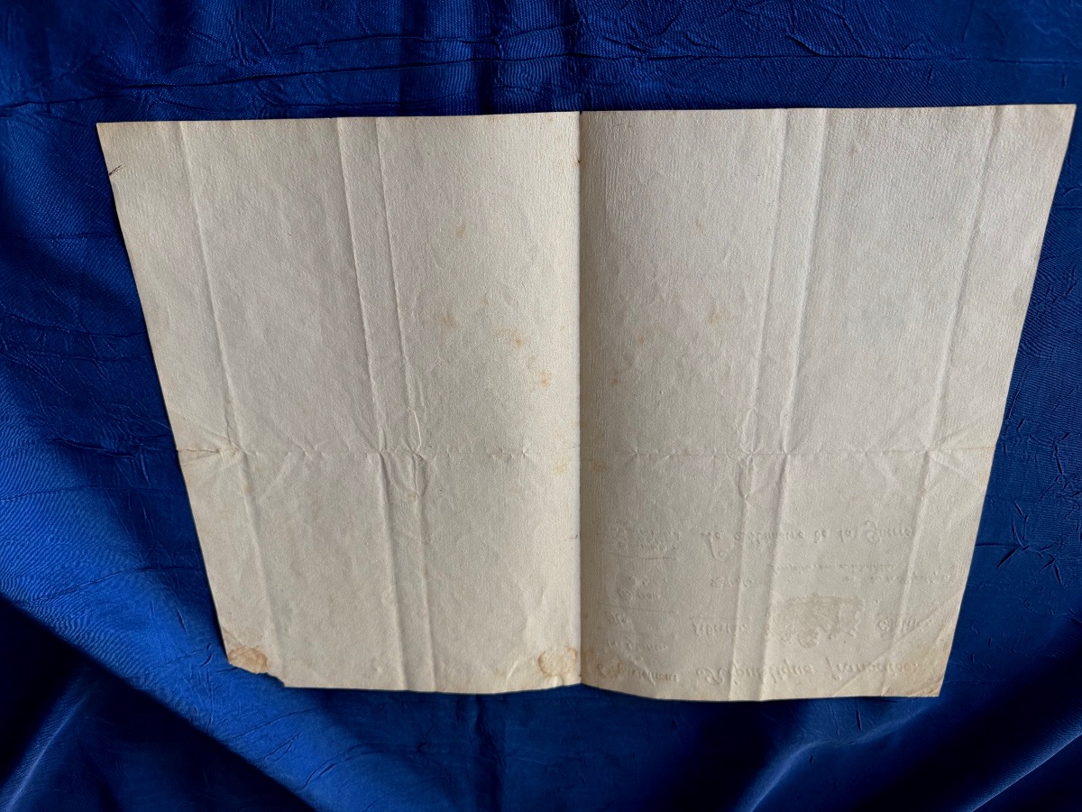 Letter Of Appointment For Brigadier General Bertrand, Signed By Carnot, Minister, In 1800-photo-4