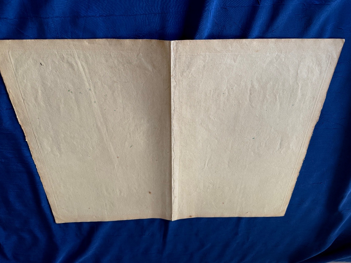 ÉGYPTE CARTE ANCIENNE ET ORIGINALE   "LE COURS DU NIL "  DE NICOLAS DE FER   A  PARIS  1720-photo-7