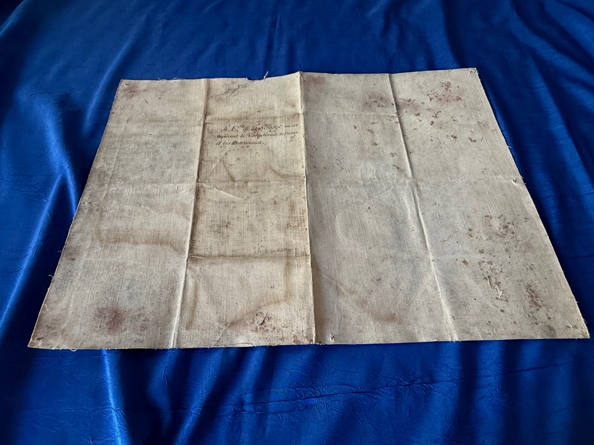 Antique Map: The Valentinois, The Diois, The Baronnies, The Venaiscin, Orange, Via Laillot, 1690-photo-8