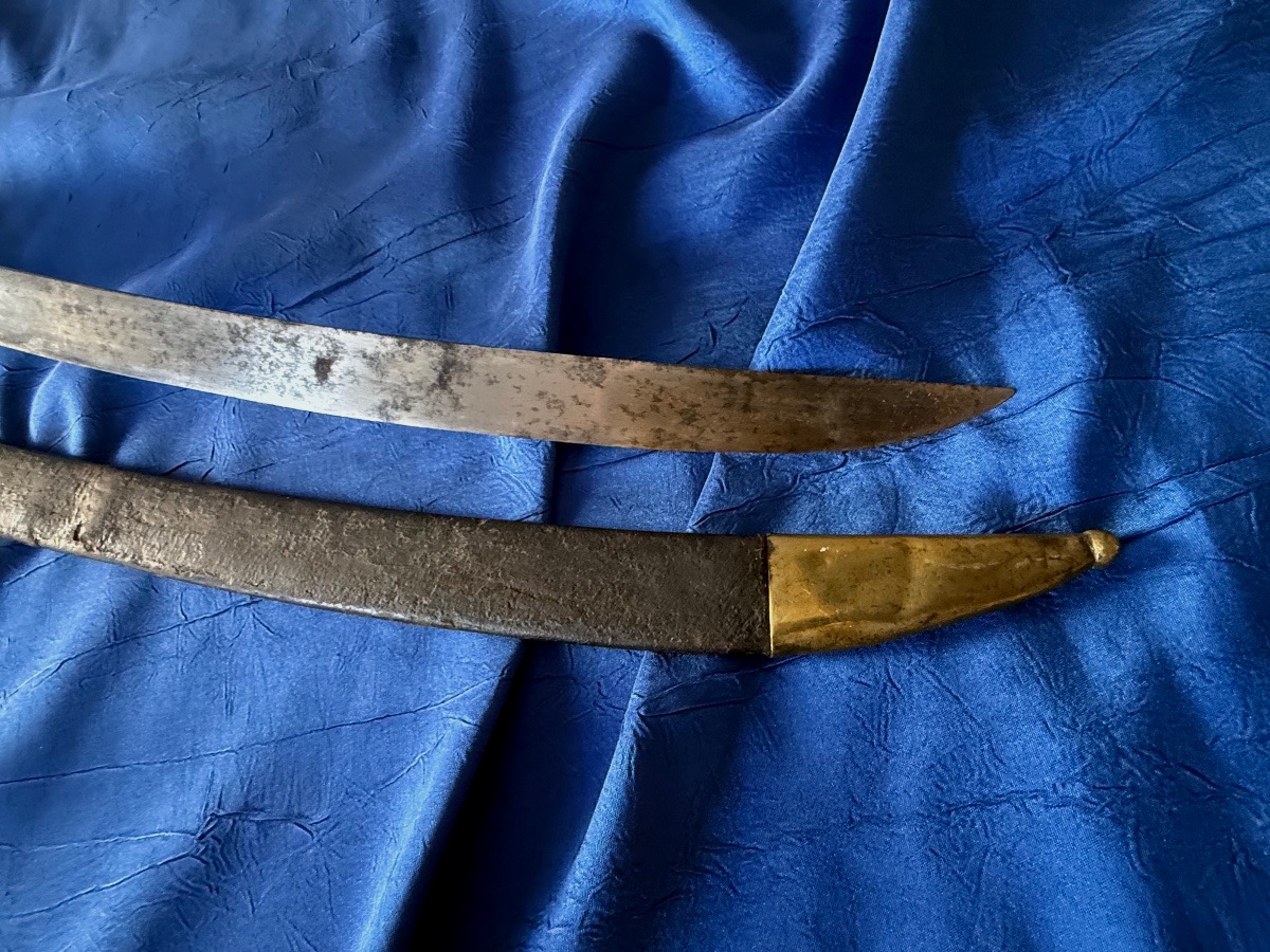 SABRE  DE GRENADIER  D'INFANTERIE DIT (BRIQUET ) DU 1ER EMPIRE  19 ÈME -photo-4