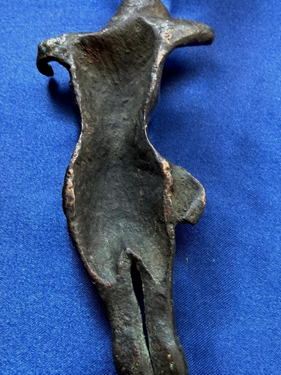 Antique Christ Figure, Solid Bronze, 17th / 18th Century  -photo-3