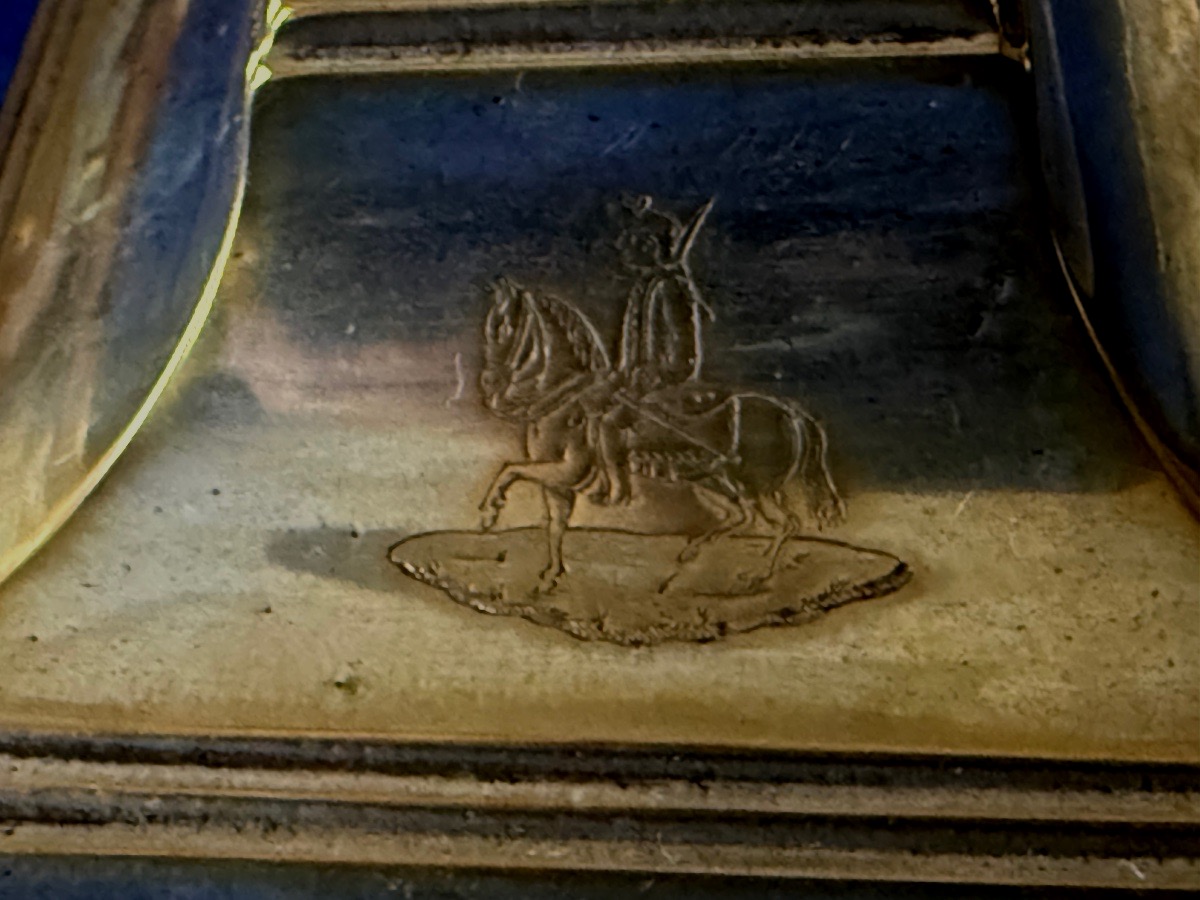  Small Officer's Candlestick   Of The 1st Regiment  Of Light Cavalry   Ancien Régime  18th -photo-4