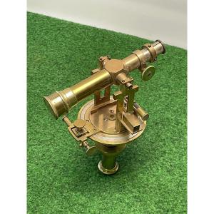 Surveyor's Theodolite From Morin A Paris In Brass 19th Century 