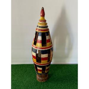 Surjoug  Polychrome  Du  Lauragais  De Montréal d'Aude  Languedoc  19 ème 