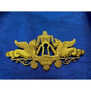 Bronze Secretary's Ornament, Return From Egypt, 1st Empire 