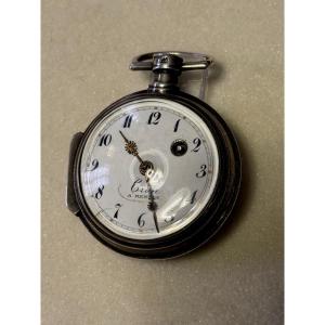 18th Century Cron Rooster Pocket Watch From Rennes 