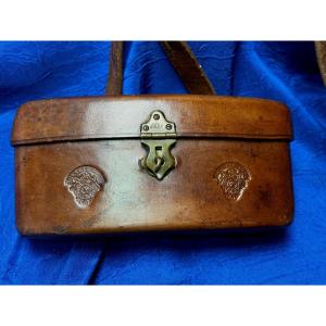 CARTOUCHIÈRE DE CHASSE  D'ÉPOQUE  NAPOLÉON III   19 ÈME 