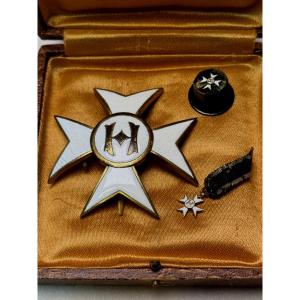 CROIX  DE MALTE  CHEVALIERS  HOSPITALIERS  DE  SAINT JEAN  BAPTISTE  ET CES RÉDUCTIONS  19 ÈME 