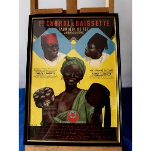 Advertising For Fez Ets Cabrol & Baissette Labruguière Tarn Early 20th Century