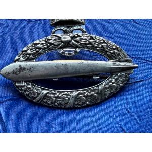 INSIGNE DE PILOTE IMPÉRIAL DE ZEPPELIN GUERRE DE 1914 / 1918 20 ÈME