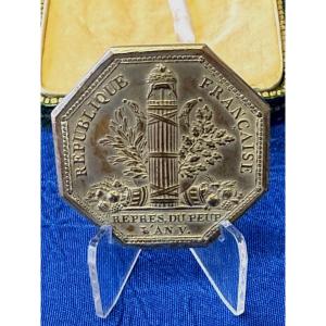 MÉDAILLE DE DÉPUTÉ AU CONSEIL DES ANCIENS DE MATHIEU DUMAS L'AN V DE LA RÉPUBLIQUE