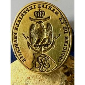 Seal Of A Senior Officer Of The Imperial Navy, First Empire, 19th Century