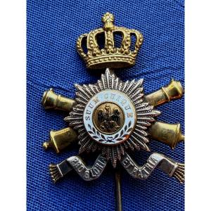 Prussian Imperial Guard Officer's Pin, 1889, 19th Century