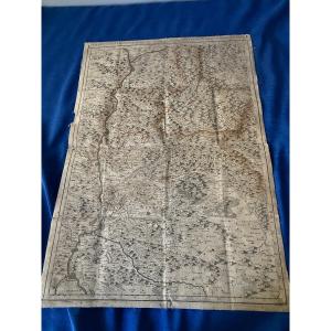 Antique Map: The Valentinois, The Diois, The Baronnies, The Venaiscin, Orange, Via Laillot, 1690