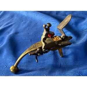 BRIQUET DE TABLE A SILEX ANCIENNE MONARCHIE 18 ÈME SIÈCLE